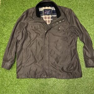 Roundtree & Yorke Men's Water Resistant Fully Lined Secure Pockets Jacket 3XT